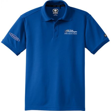 20-OG101, Small, Elec. Blue, Right Sleeve, Chart_blue, Left Chest, Cryo-Technologies. 20-OG101, Small, Elec. Blue, Right Sleeve, Chart_blue, Left Chest, Cryo-Technologies.